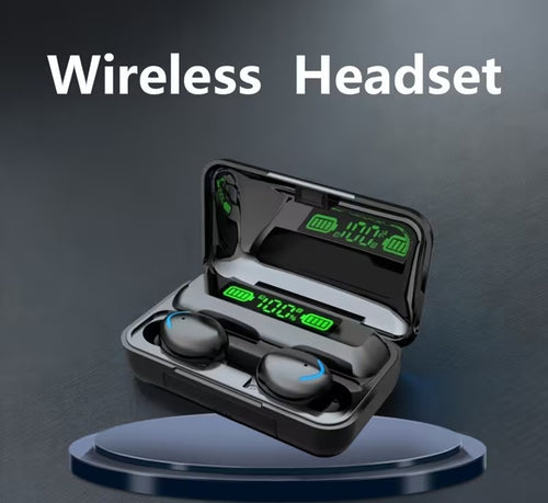 Wireless Earbuds Headphones With Touch Control, Noise-Cancelling HD Mic