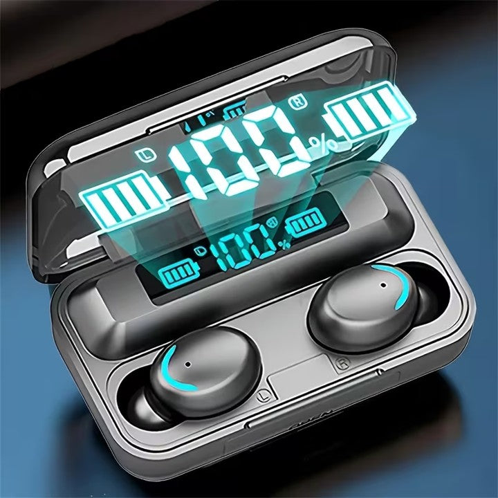 Wireless Earbuds Headphones With Touch Control, Noise-Cancelling HD Mic